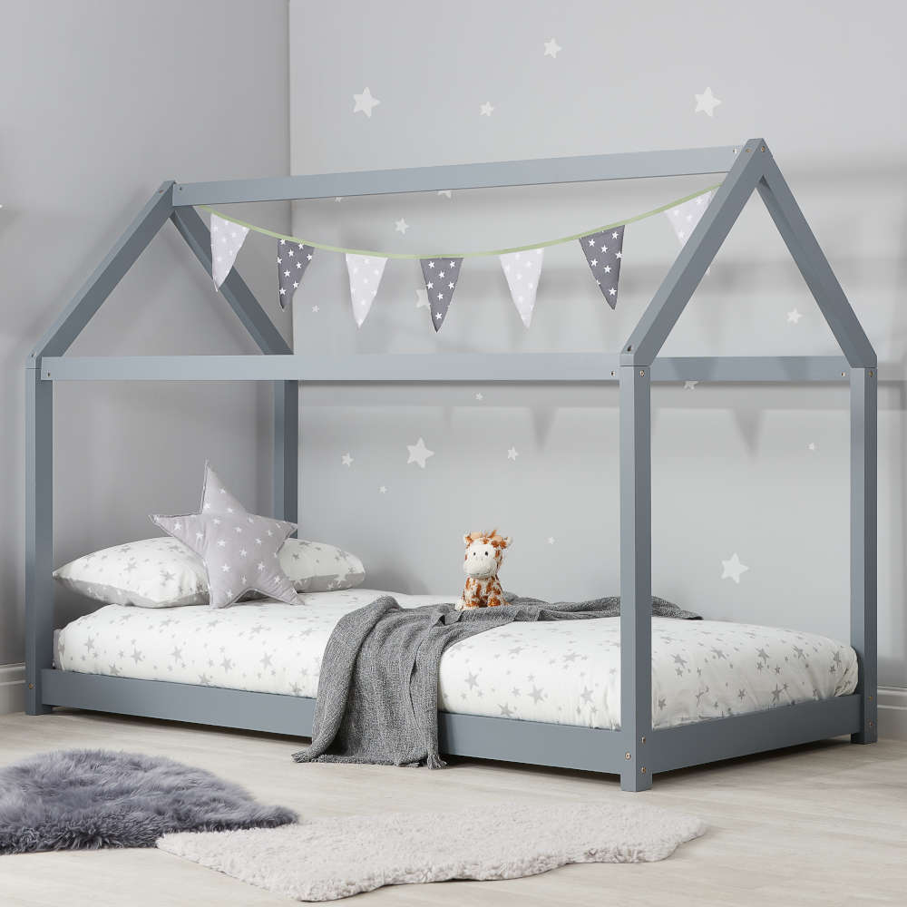 House Grey Single Bed