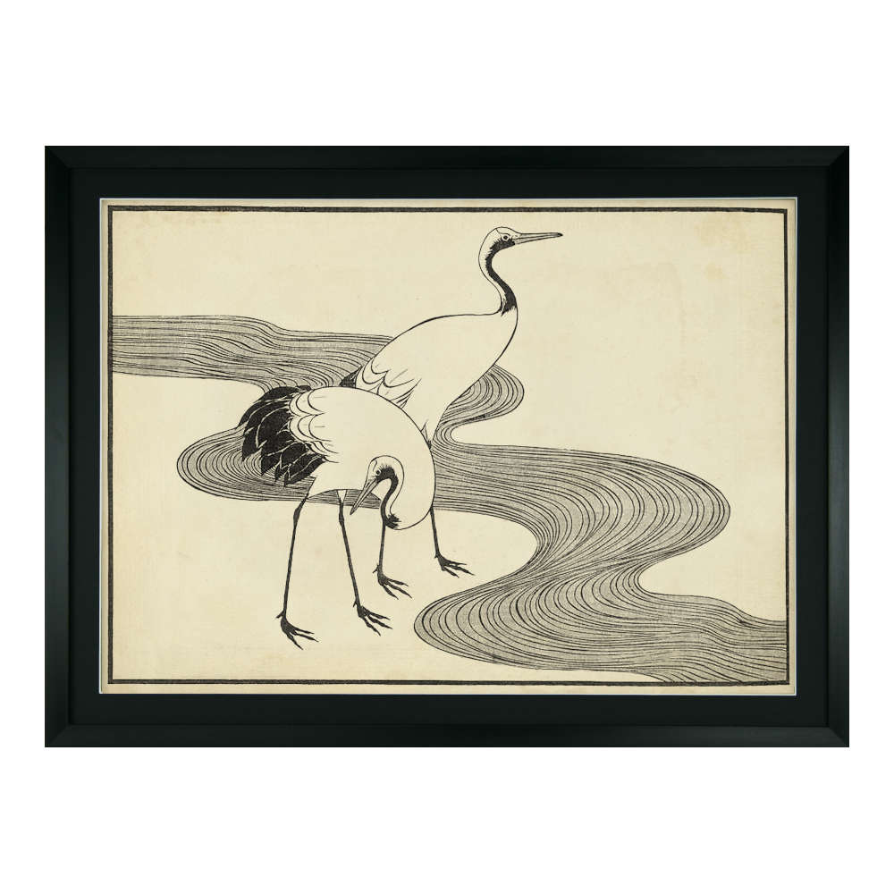 Vintage Japanese Cranes I