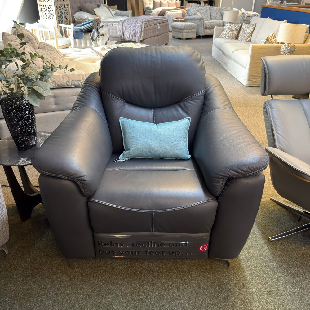 G Plan Jackson Leather Electric Recliner Chair