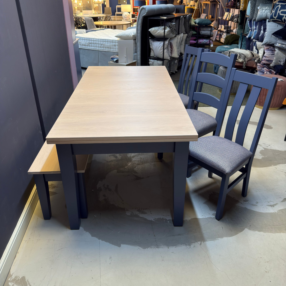 Modo 6ft Extending Dining Table With Tapered Legs
