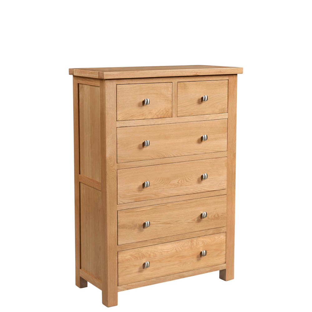 Devonshire Living/DOR005_2_4_drawer_chest_bedroom_storage_natural_oak_lacquered.jpg