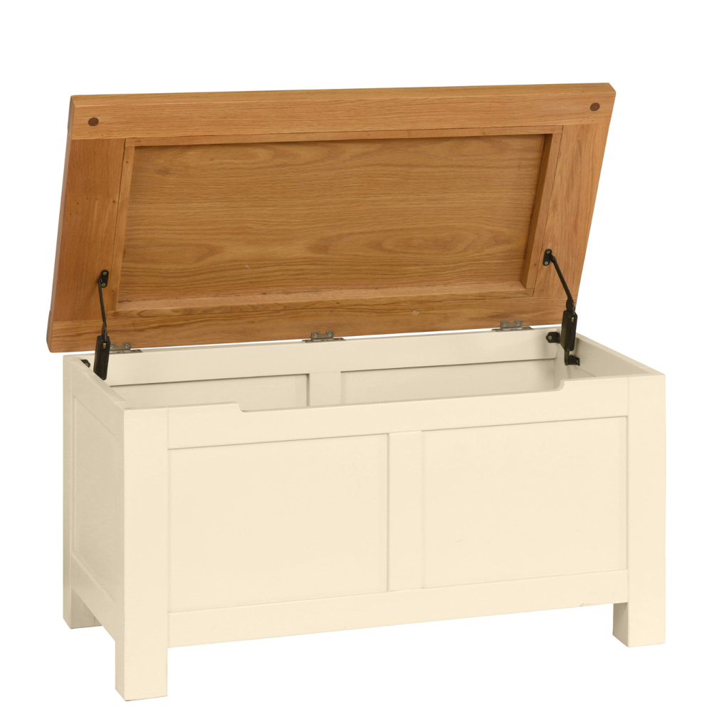 Devonshire Living/Dorset Painted/Ivory/DPT021PI_painted_blanket_box_end_of_bed_storage_bedroom_oak_top_ivory_open.jpg
