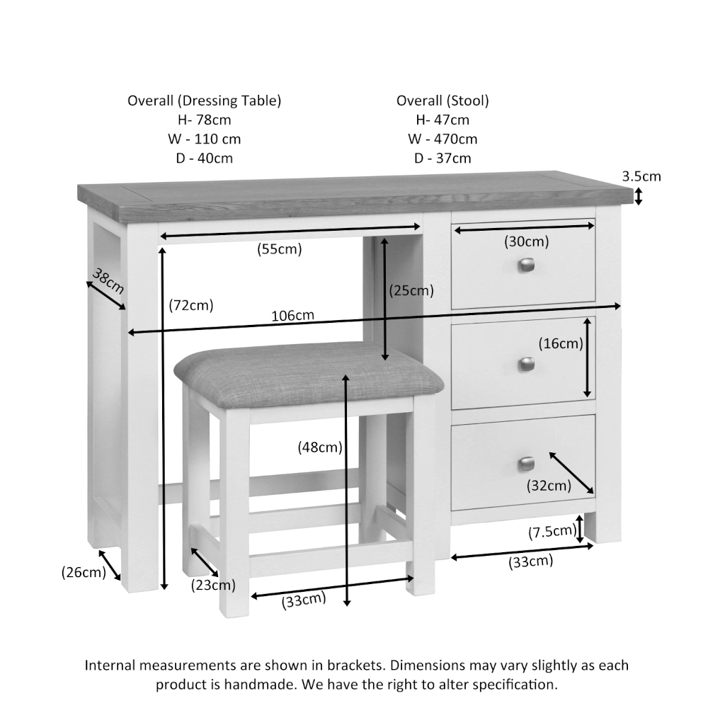 Devonshire Living/Dorset Painted/Measurements/DPT022PI.jpg