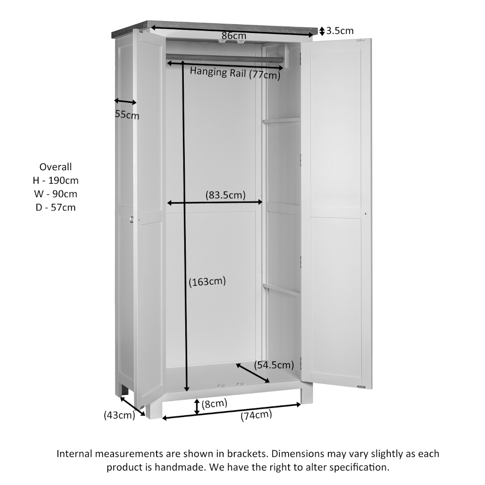 Devonshire Living/Dorset Painted/Measurements/DPT031NS Open.jpg