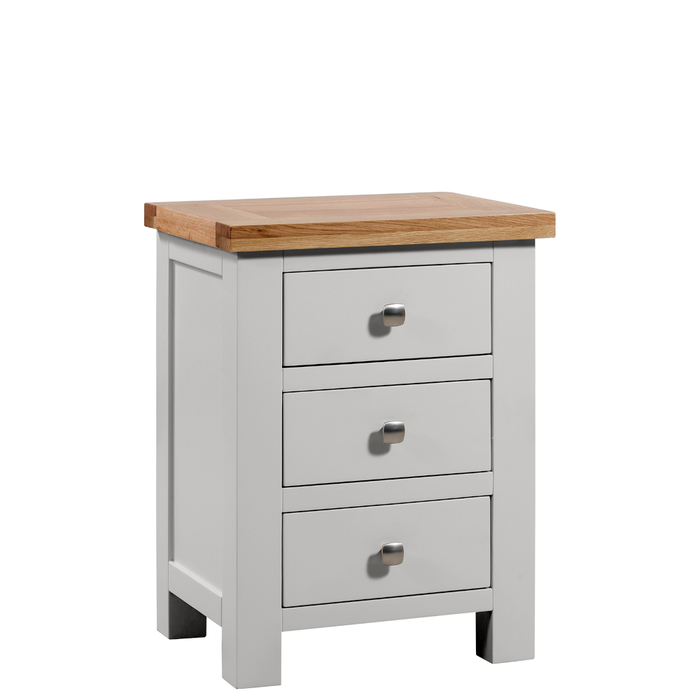 Didcot Painted 3 Drawer Bedside