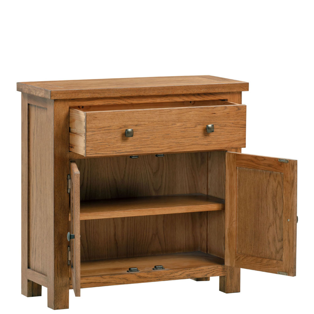 Devonshire Living/Dorset Rustic/Dining and Living/DOR050R_compact_small_sideboard_open.jpg
