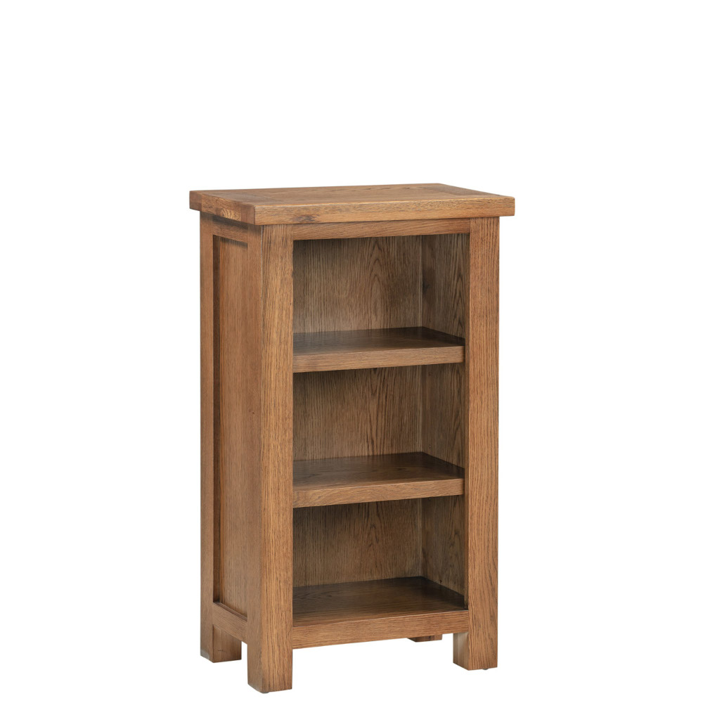 Devonshire Living/Dorset Rustic/Dining and Living/DOR060R_compact_small_bookcase_rustic_dark_oak.jpg