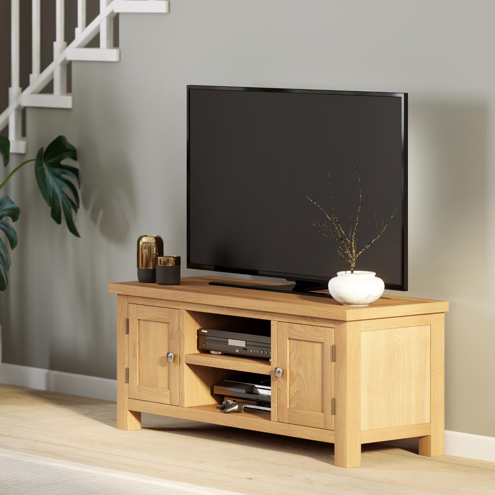 Didcot Oak Large TV Unit
