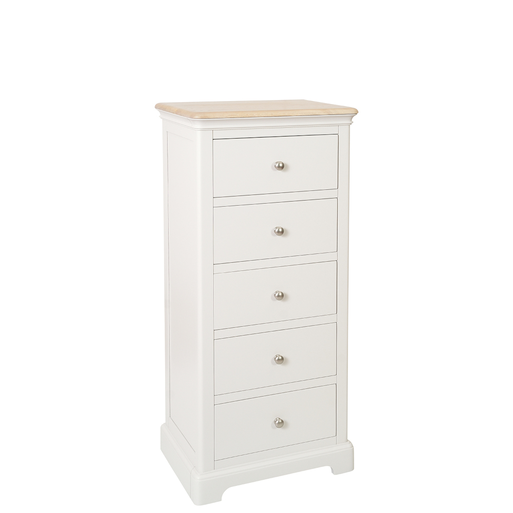 Loxley Painted 5 Drawer Wellington Chest