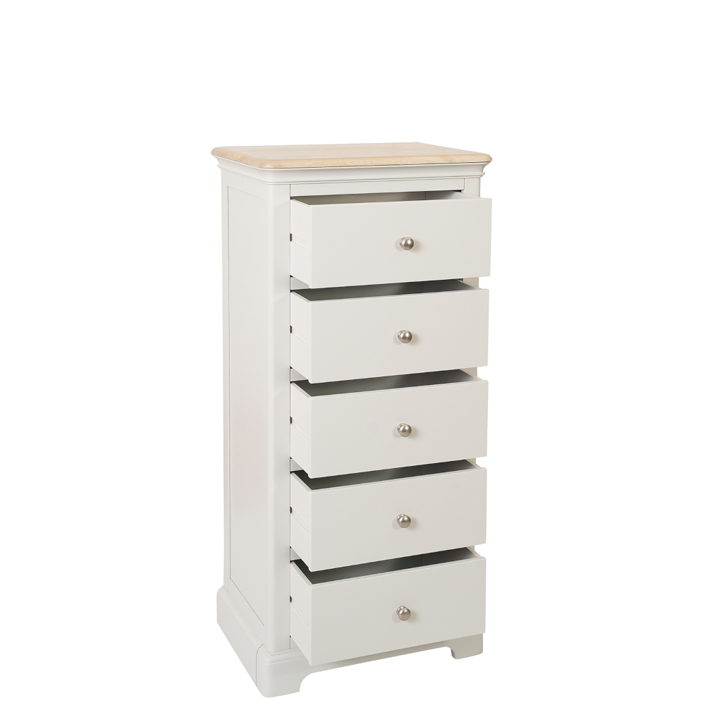Devonshire Living/Lydford Grey/LYD002_5 Drawer Wellington Painted Grey Mist_2.jpg