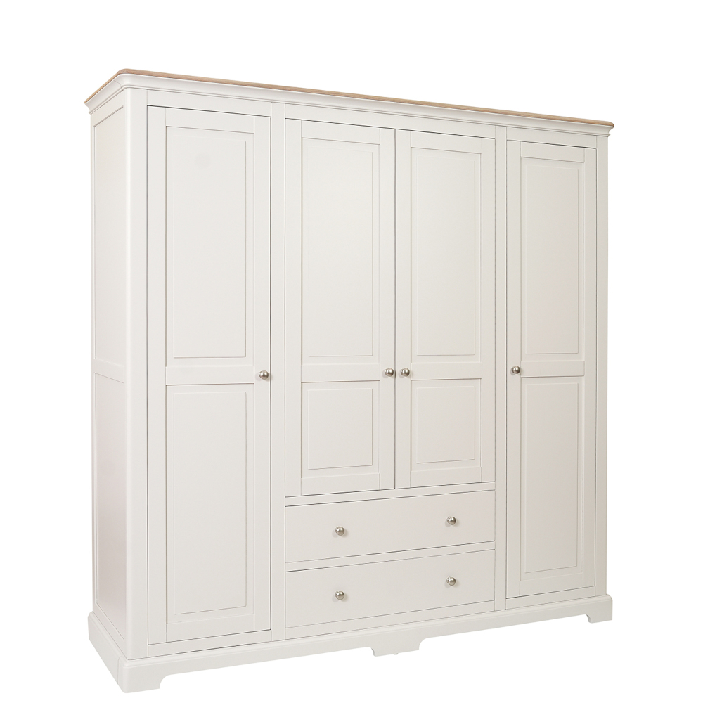 Loxley Painted Quad Wardrobe