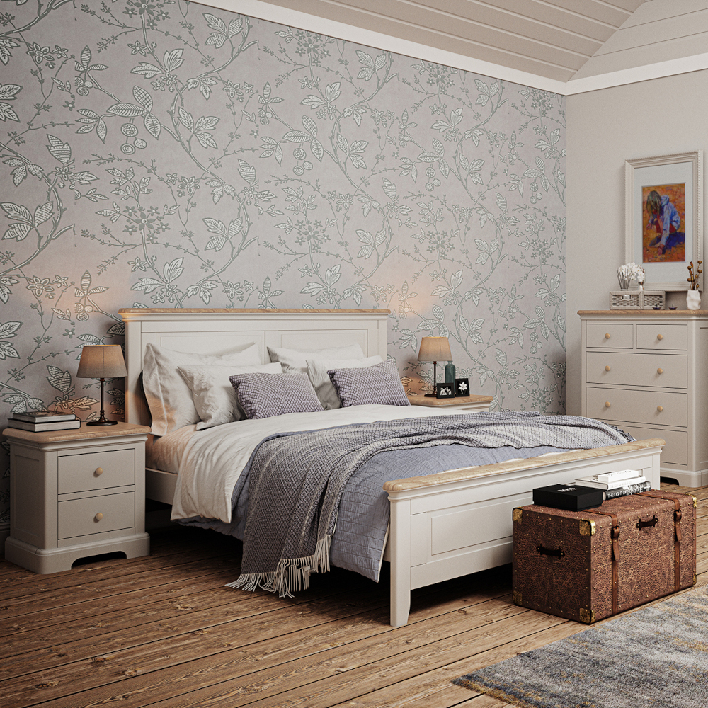 Loxley Painted High Foot End Bed