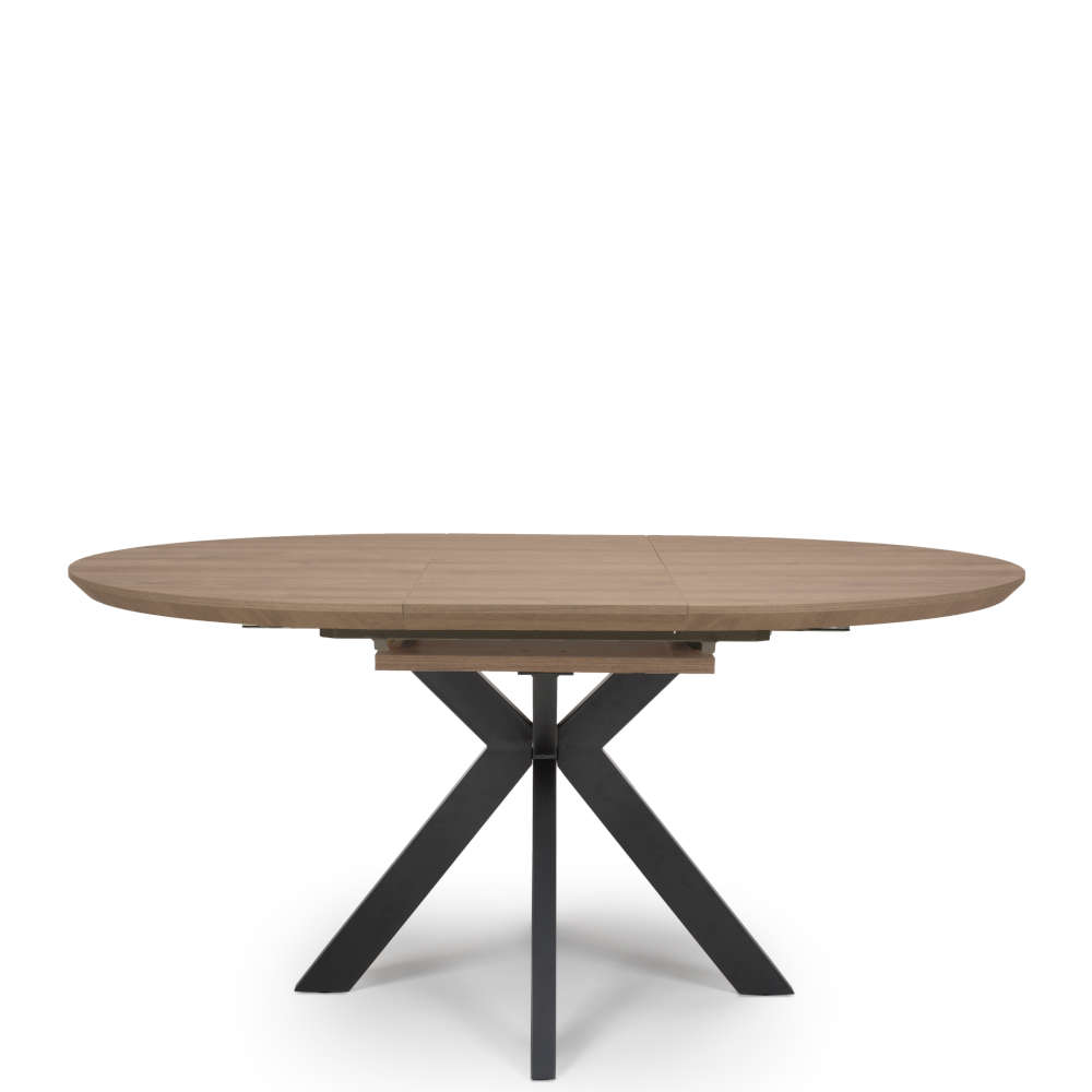 Manhattan 120cm Round Dining Table Light Walnut - Francis of Malvern