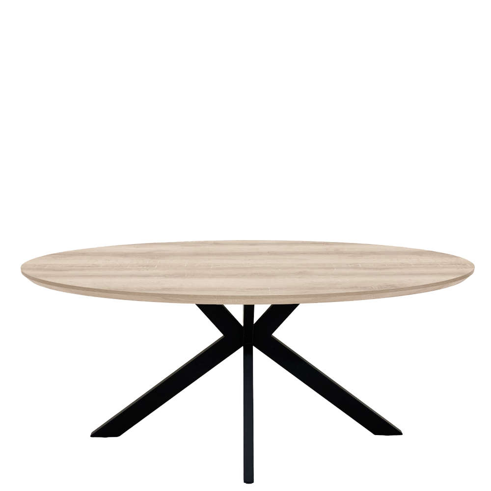Manhattan 180cm Oval Dining Table Oak