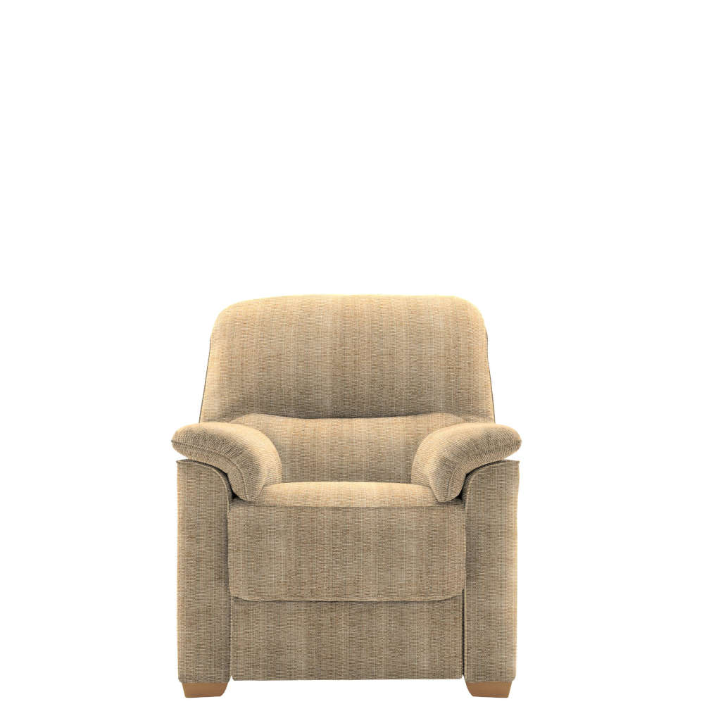 G Plan Chadwick Fabric Armchair With Wooden Feet