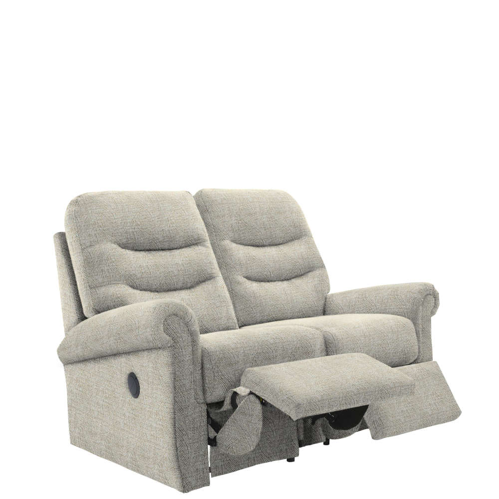 G Plan Holmes Fabric 2 Seater Double Electric Recliner