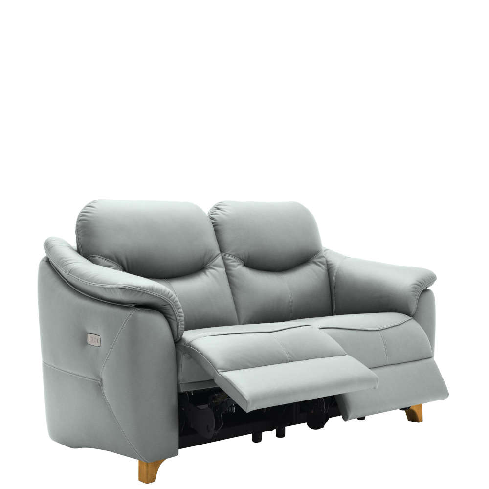 G Plan Jackson Leather 2 Seater Double Electric Recliner