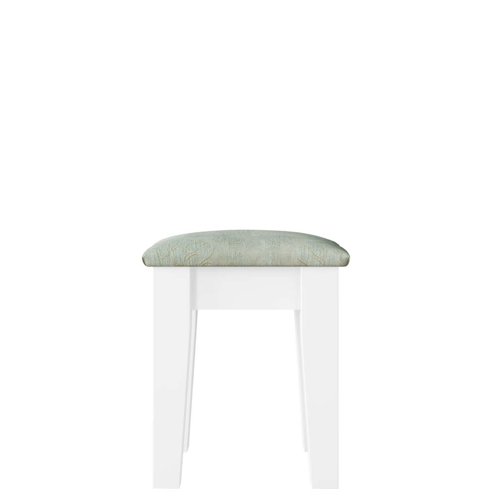 Eastbury Bedroom Upholstered Stool With Tapered Legs