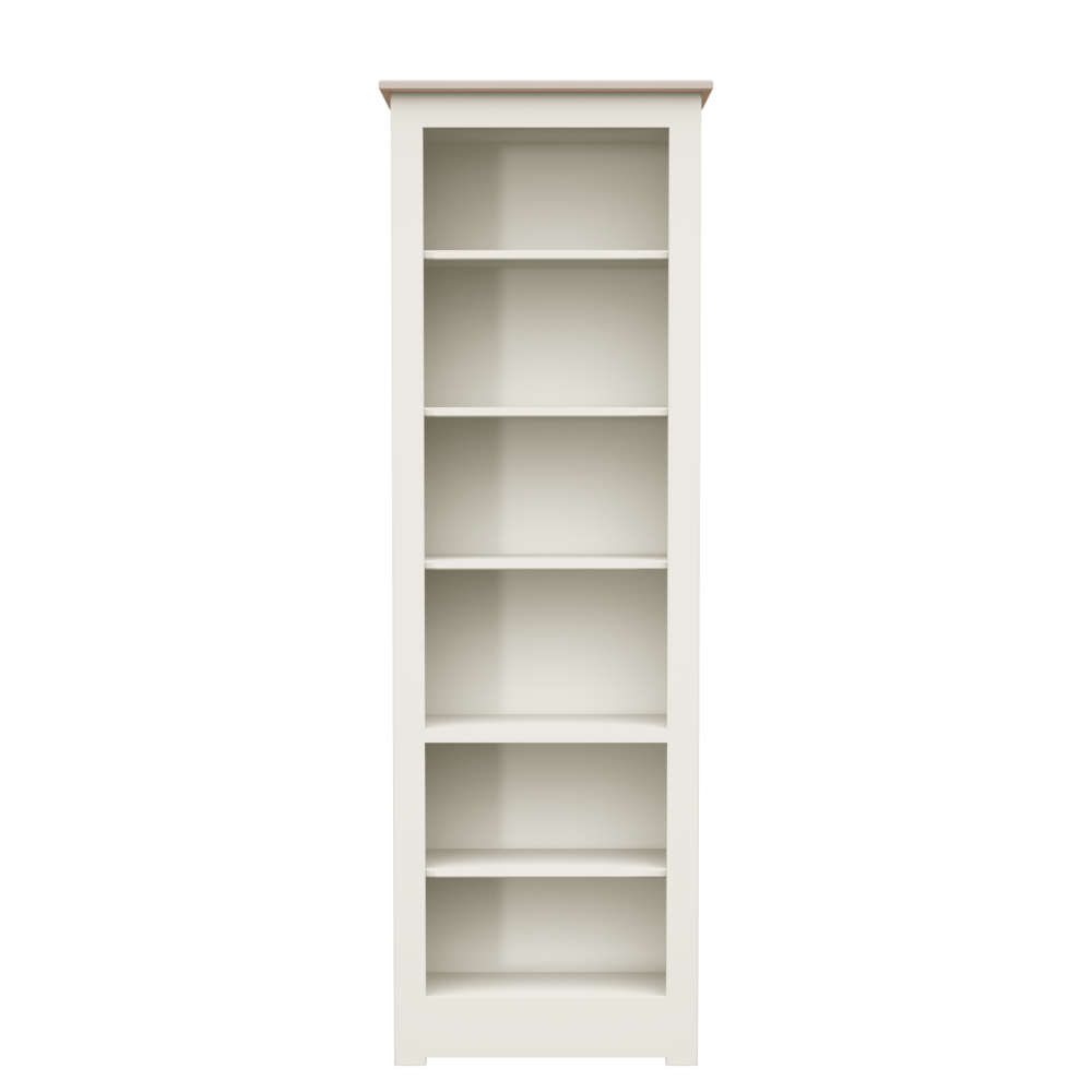Modo Open Bookcase With 6 Shelves Narrow