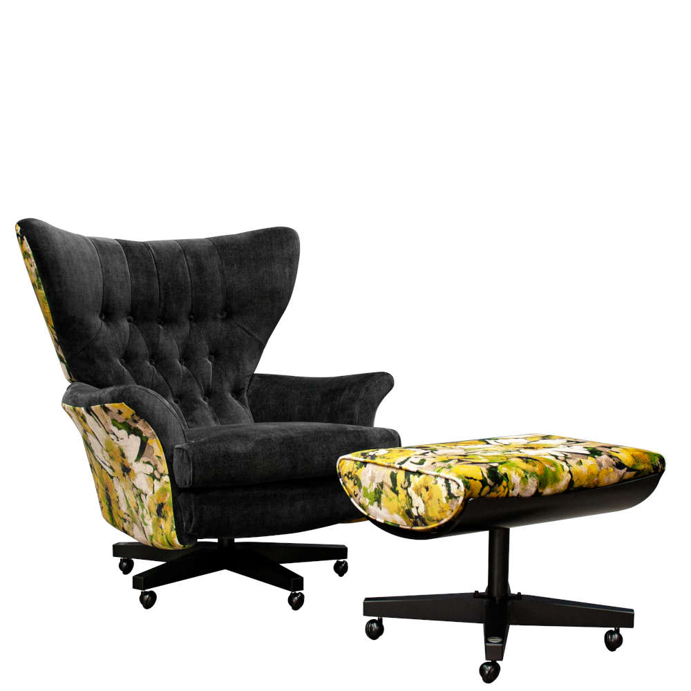 Jay Blades/Chair and Footstool 3qtr Manhattan Slate Floresta Citrus.jpg
