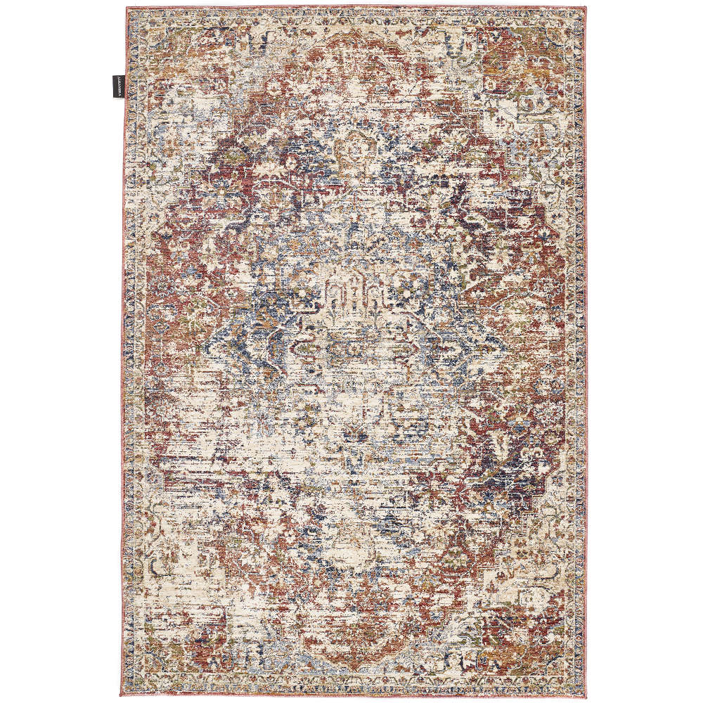 Alhambra Traditional Distressed Red Rug