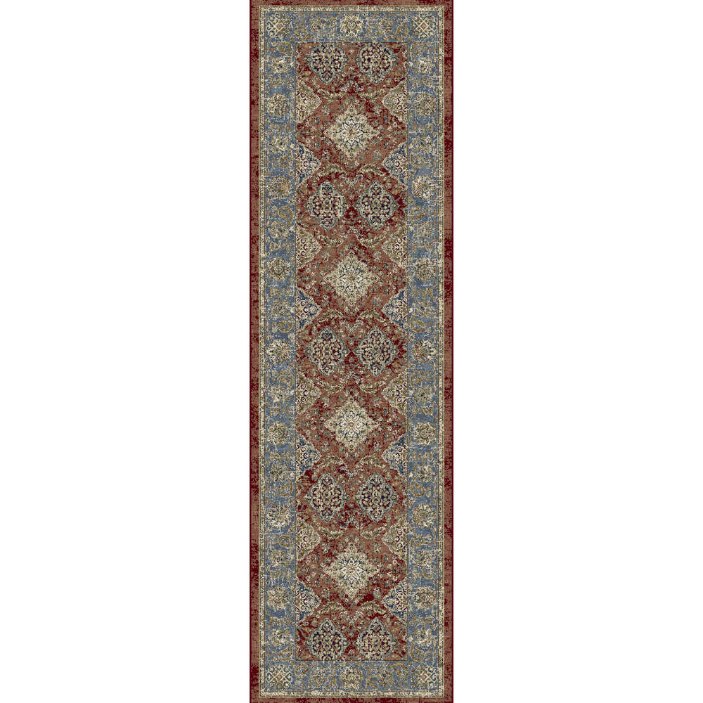 Da Vinci Traditional Pattern Red Runner