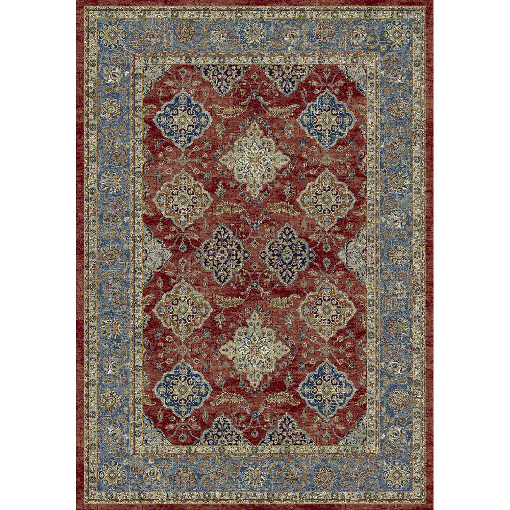 Da Vinci Traditional Pattern Red Rug