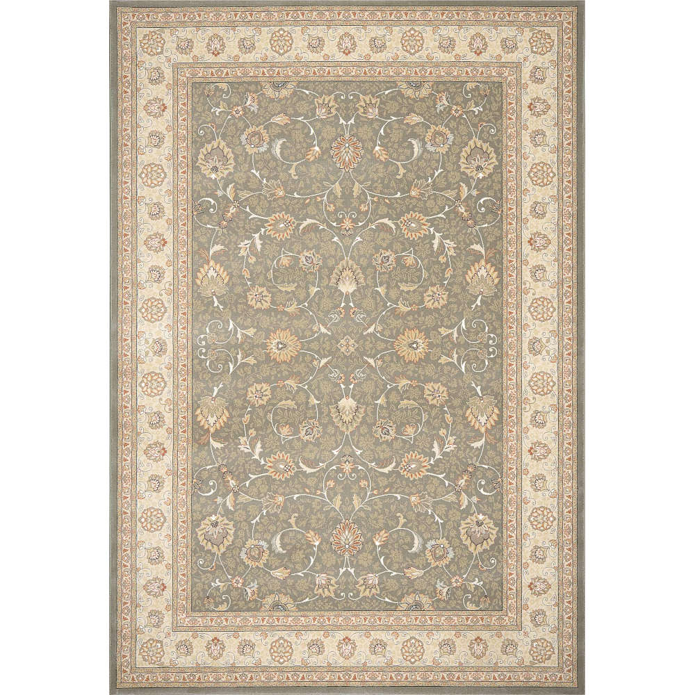 Noble Art Traditional Floral Green Rug