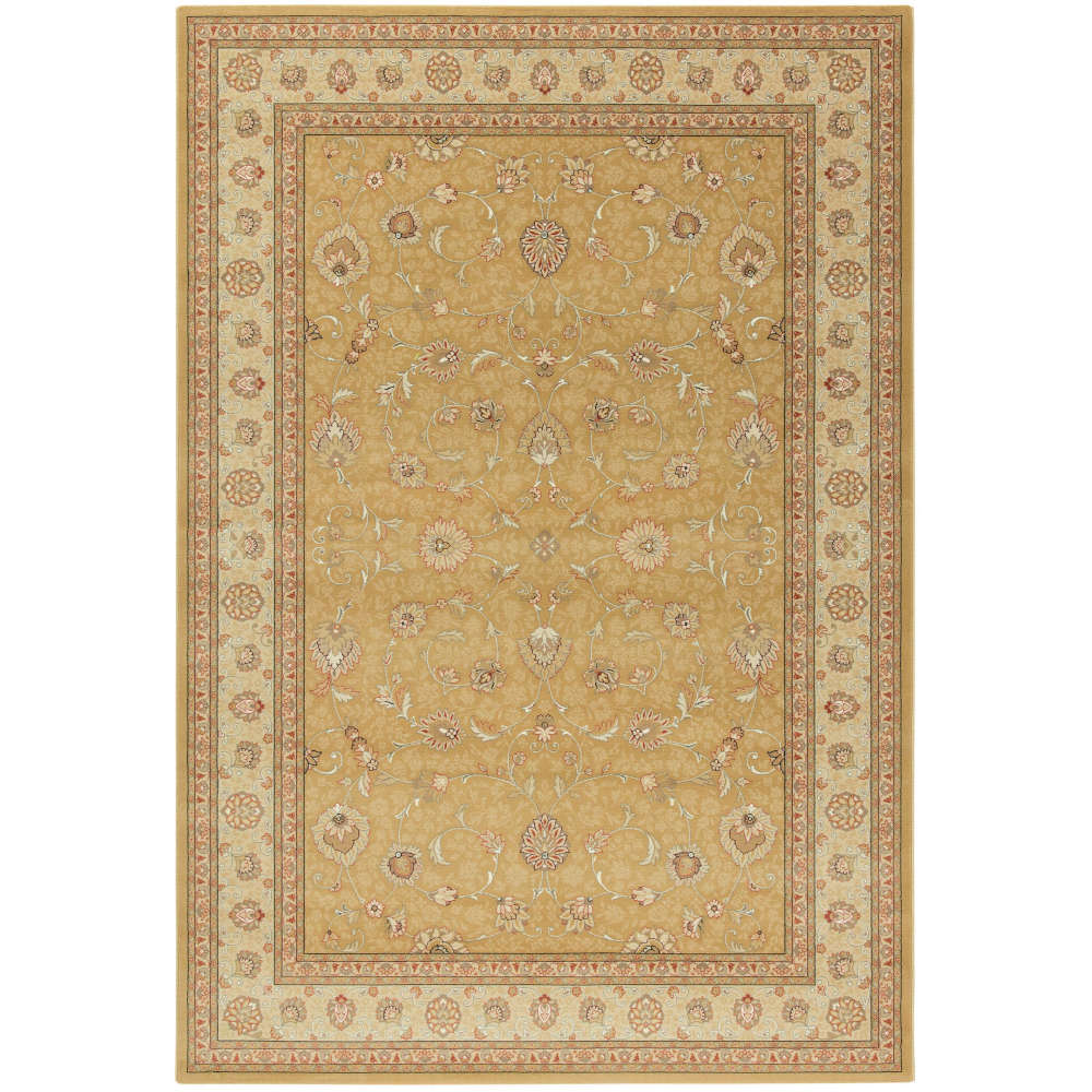 Noble Art Traditional Floral Gold Rug
