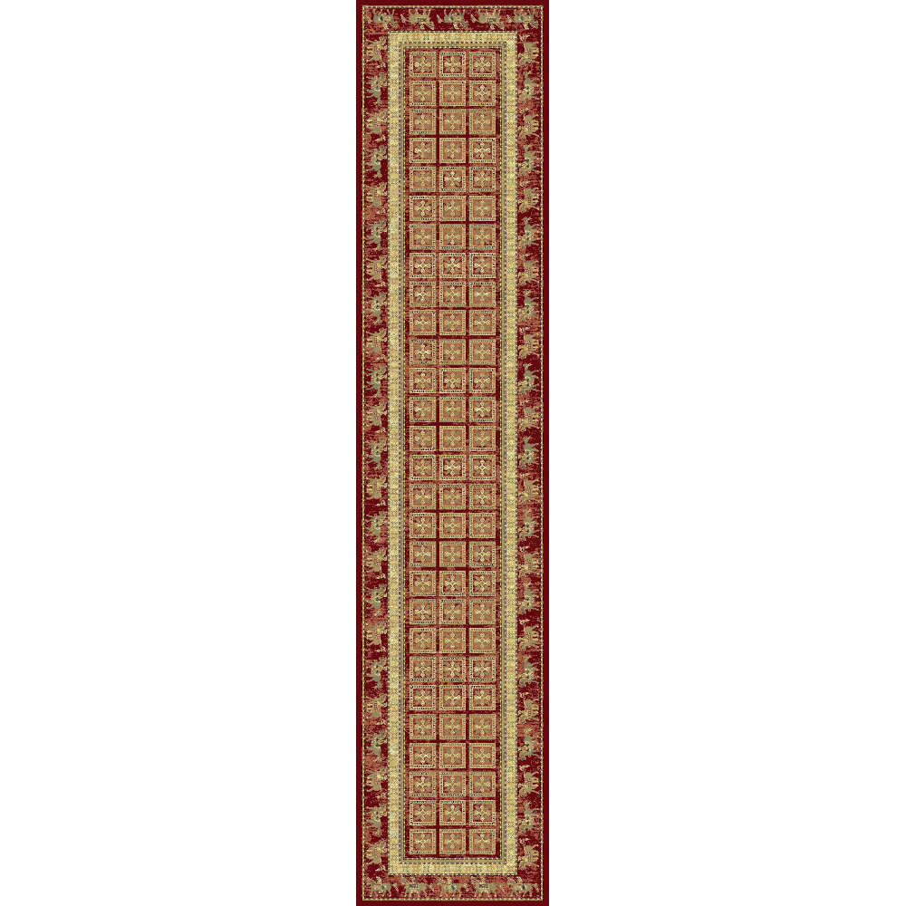 Noble Art Traditional Red Exotic Pattern Runner