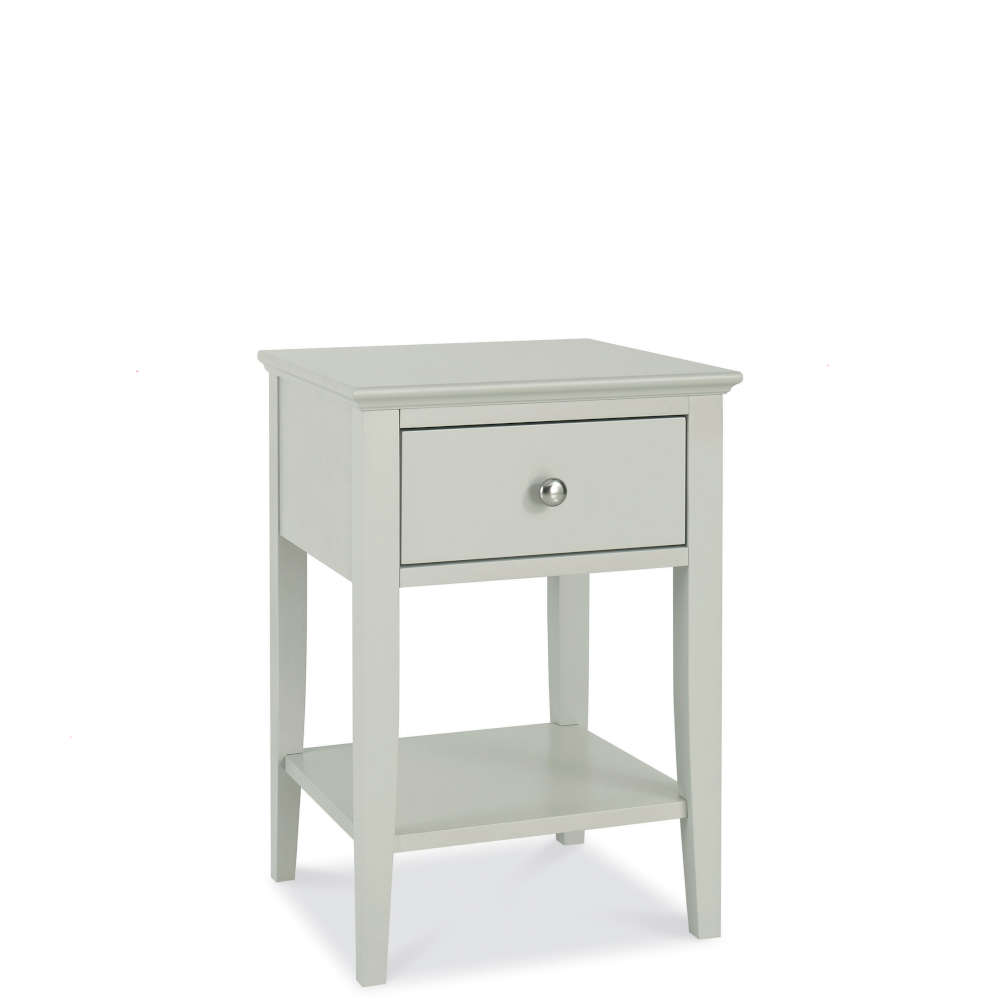 Alden Grey 1 Drawer Nightstand Francis of Malvern