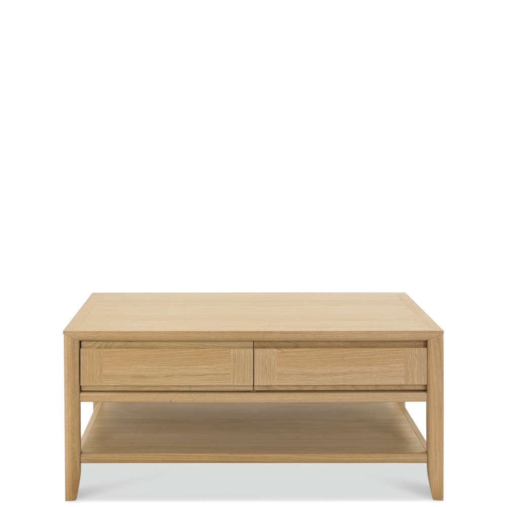 Beryl Oak Coffee Table With Drawer