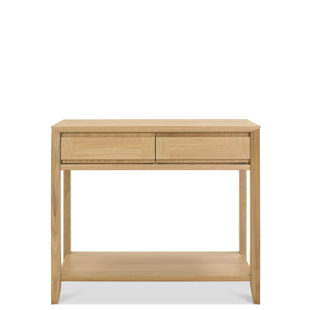 Beryl Oak Console Table with Drawer