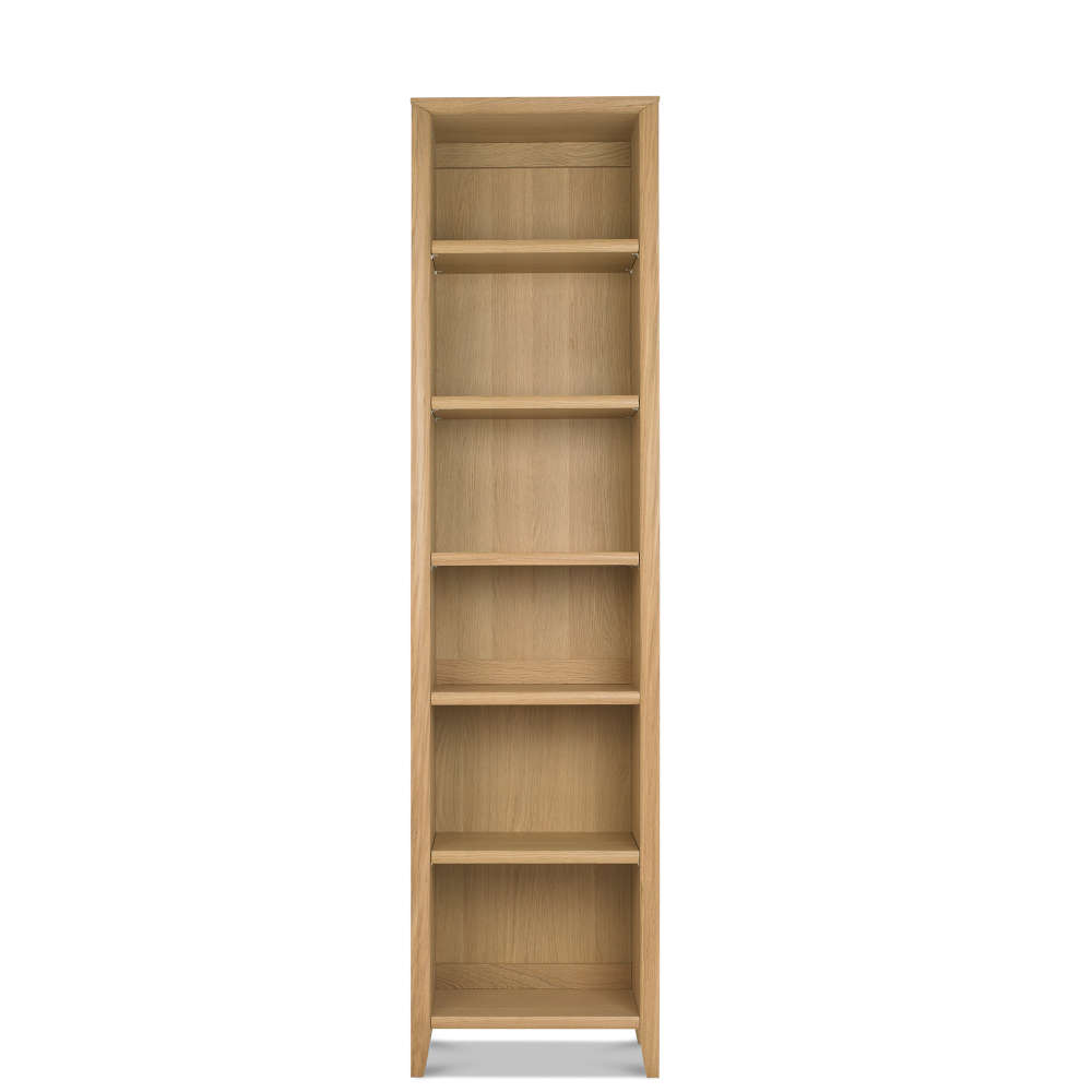 Bergen Oak Narrow Bookcase