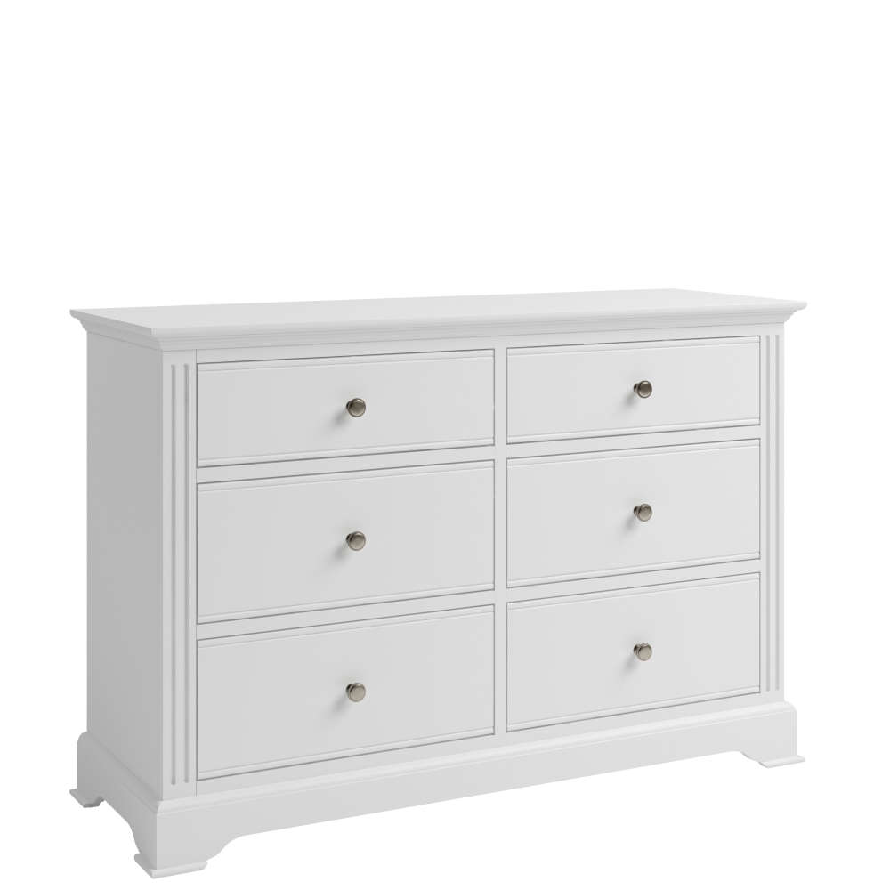 Bewdley White 6 Drawer Chest Of Drawers