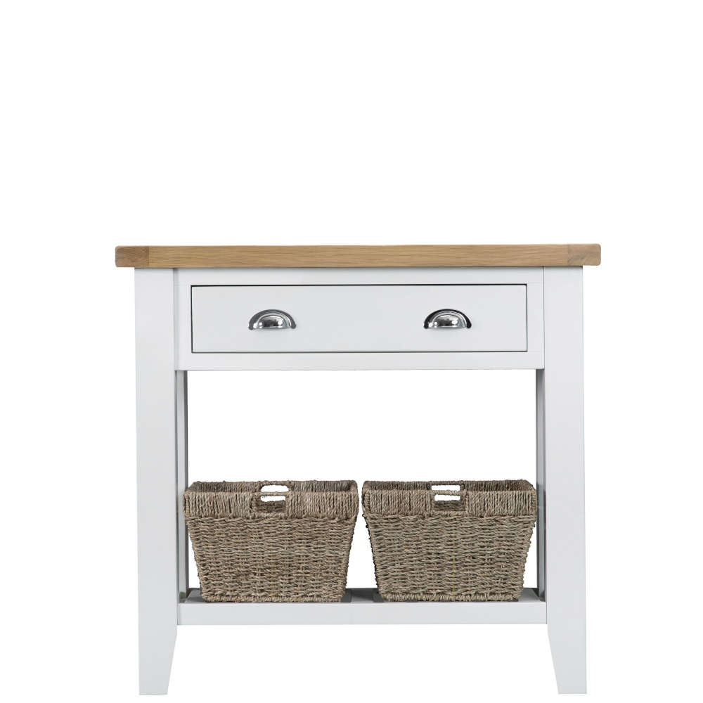 Tutnall Dining White Console Table