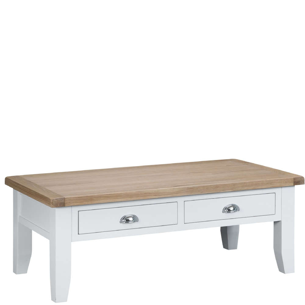 Tutnall Dining White Large Coffee Table