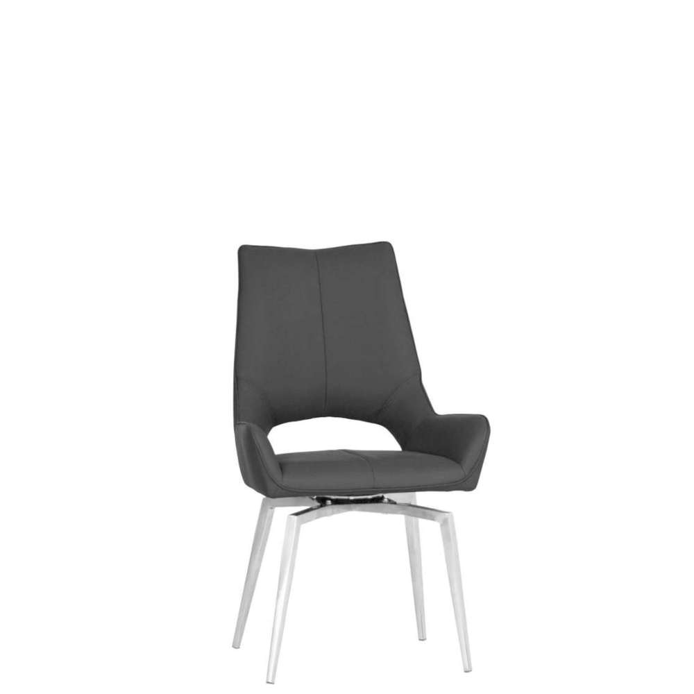 Doverdale Swivel Chair - Dark Grey