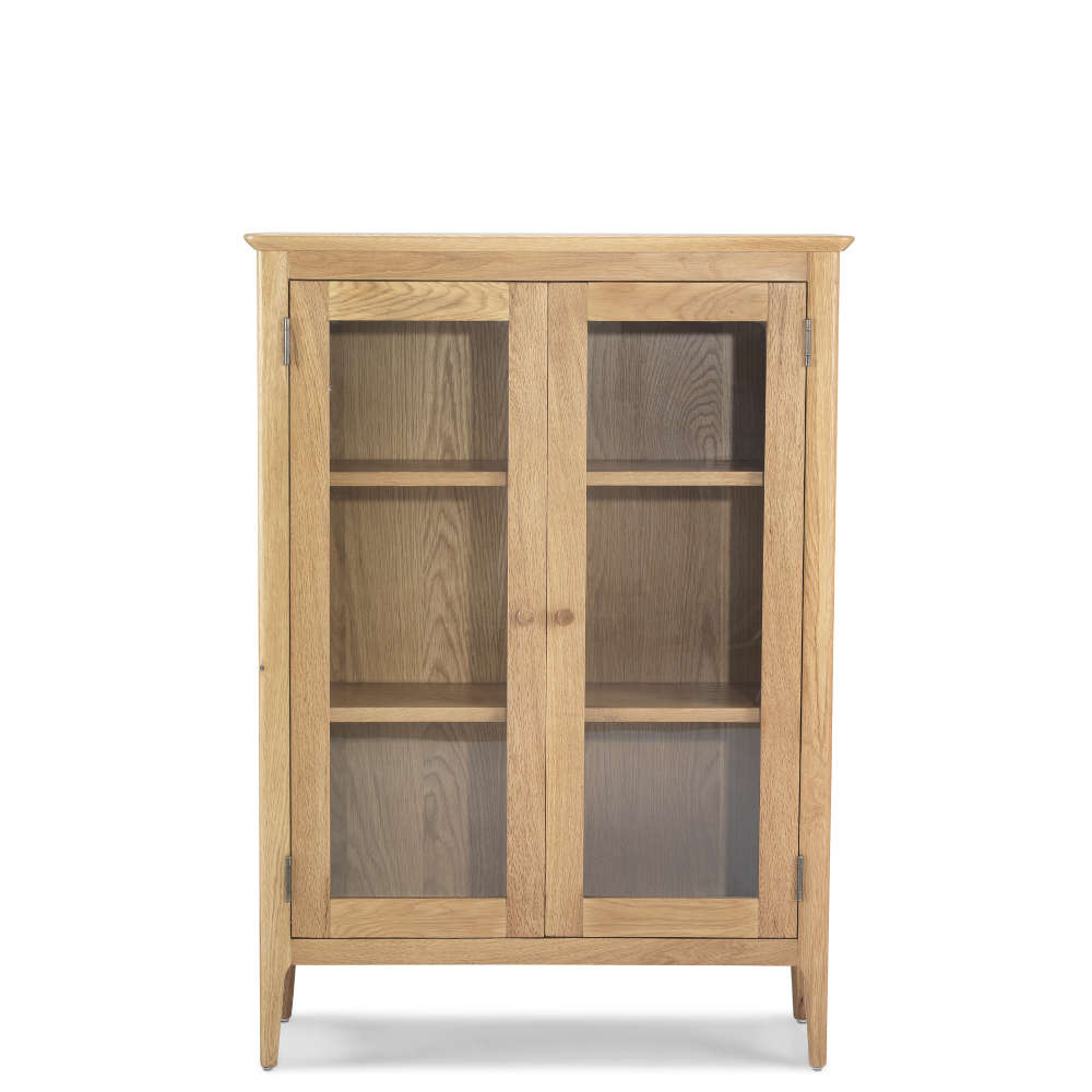 Witham Oak Glazed Cabinet
