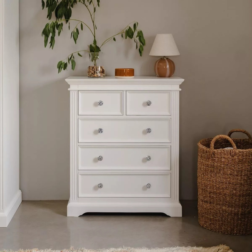 Statement Furniture/5 Drawer Chest/Gainsborough-2-Over-3-Chest-in-White-DCH-1.jpg