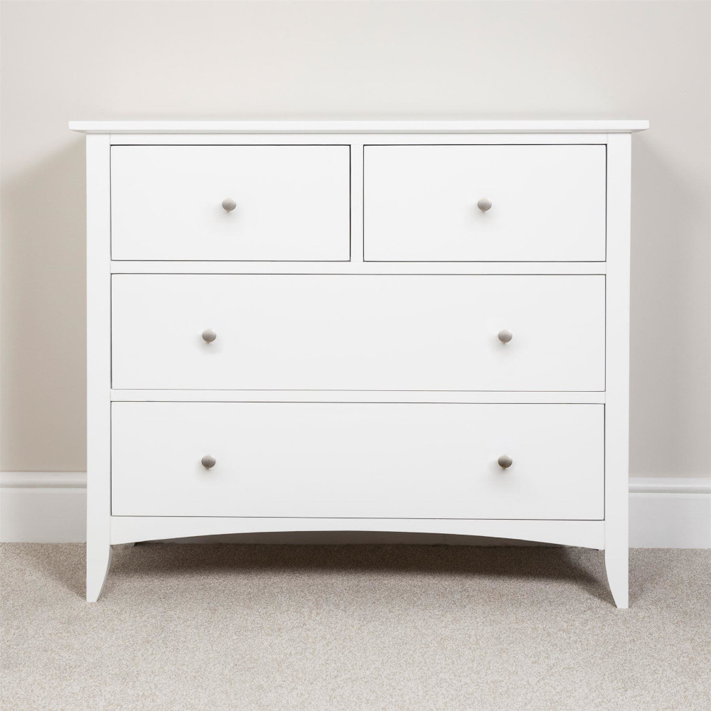 Embleton White 2 Over 2 Chest Of Drawers