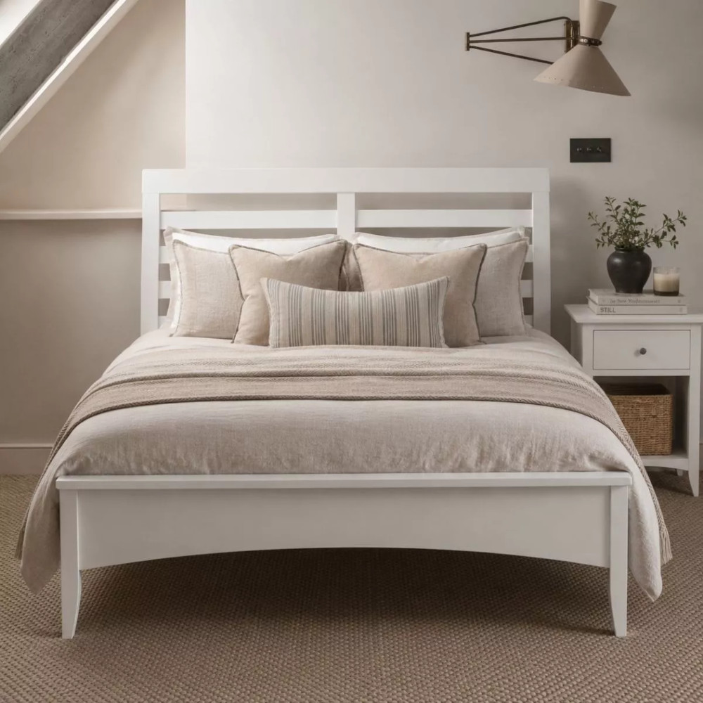 Embleton White Bed