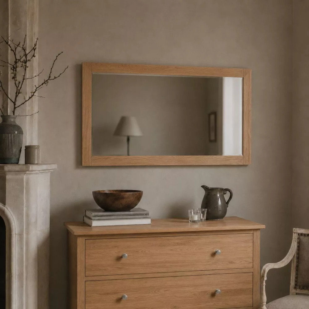 Embleton Oak Large Wall Mirror