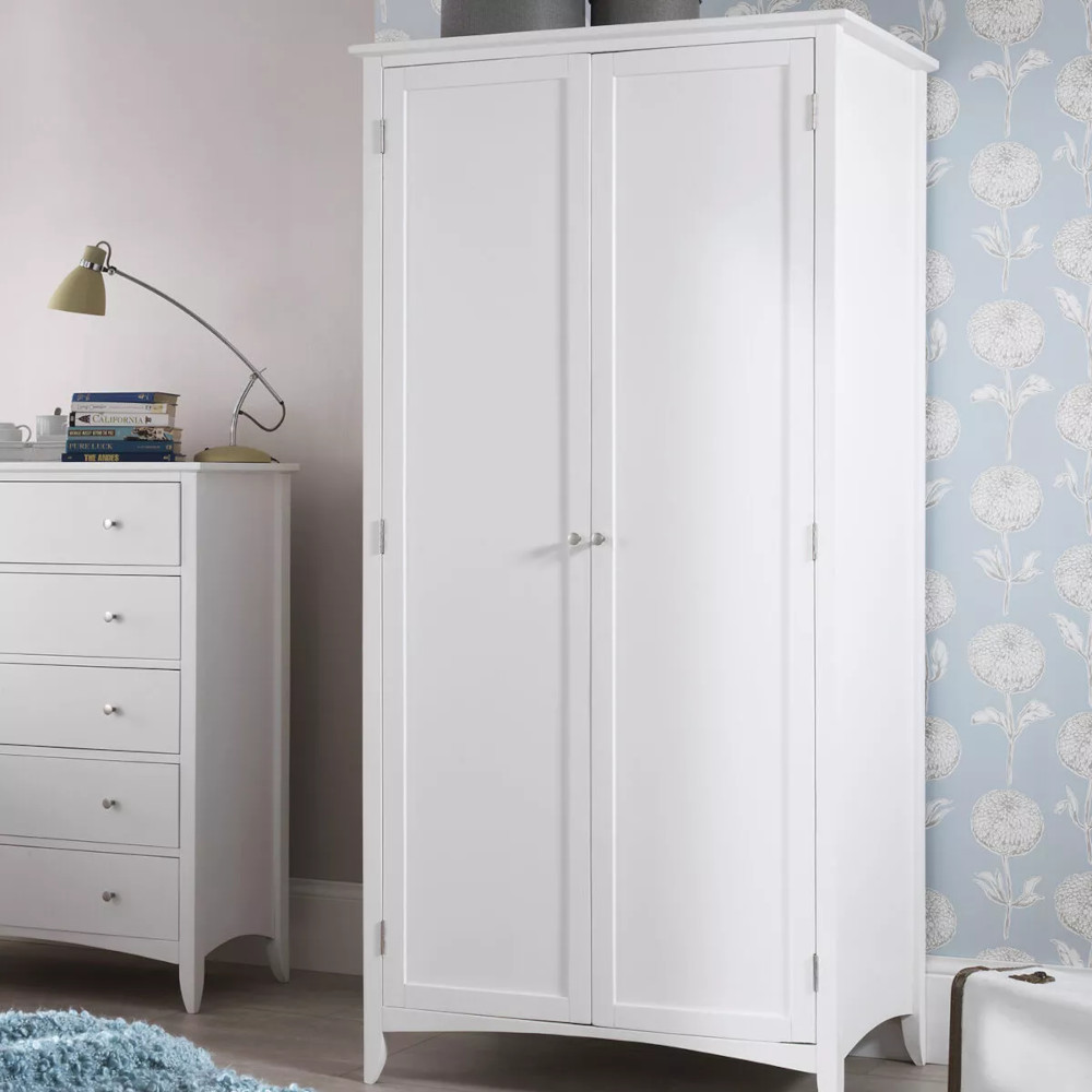 Embleton White 2 Door Wardrobe