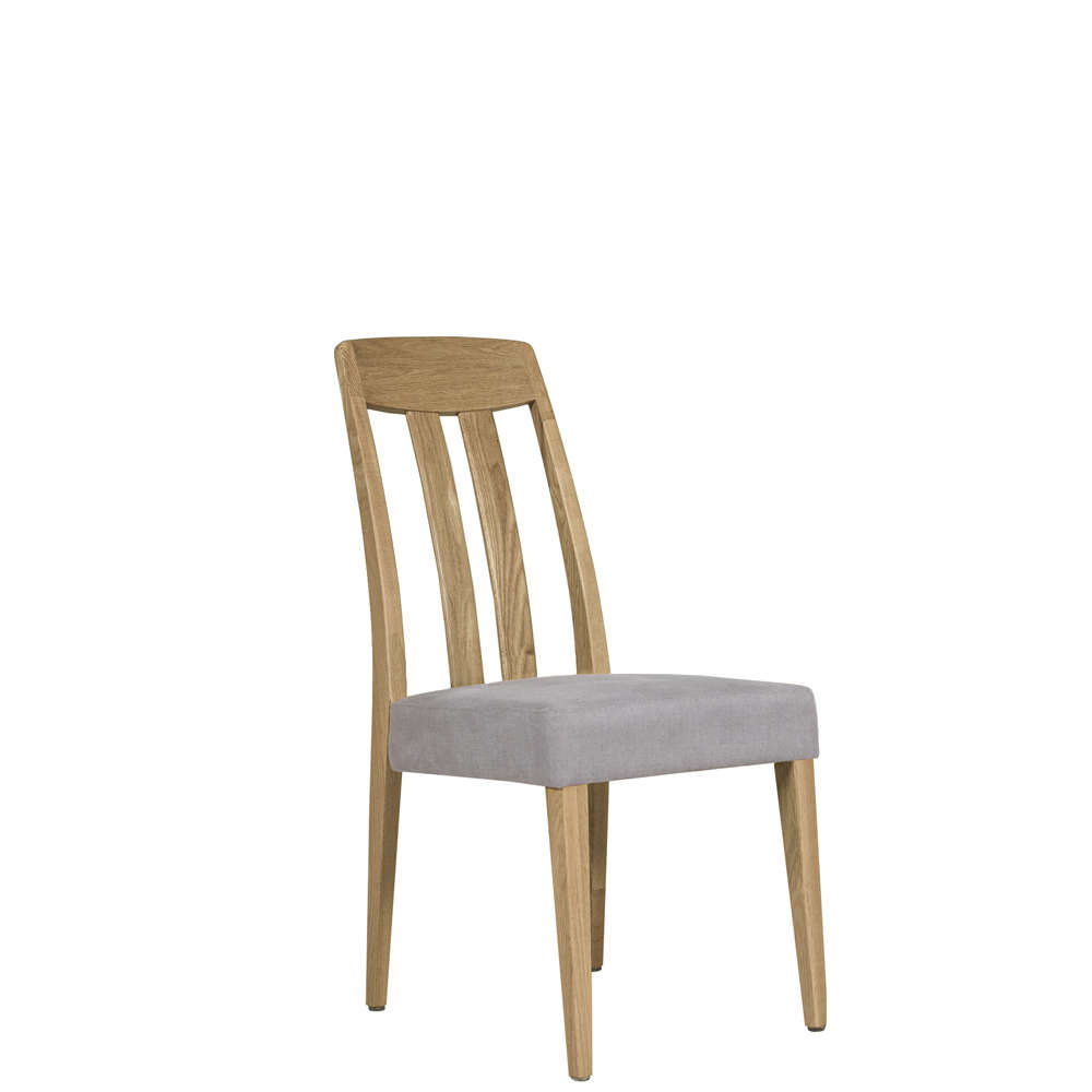 Hadley Slat Back Dining Chair Grey