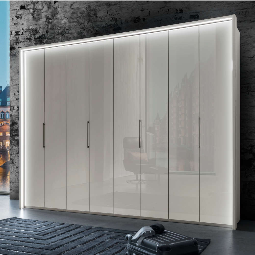 Wiemann/MONACO_1000_2000_00066_19_Kieselgrau-D._FTS 300cm_Gl.Kgrau_Griffe_Schiefer_PPT_mit_uml.LED-Bel.jpg