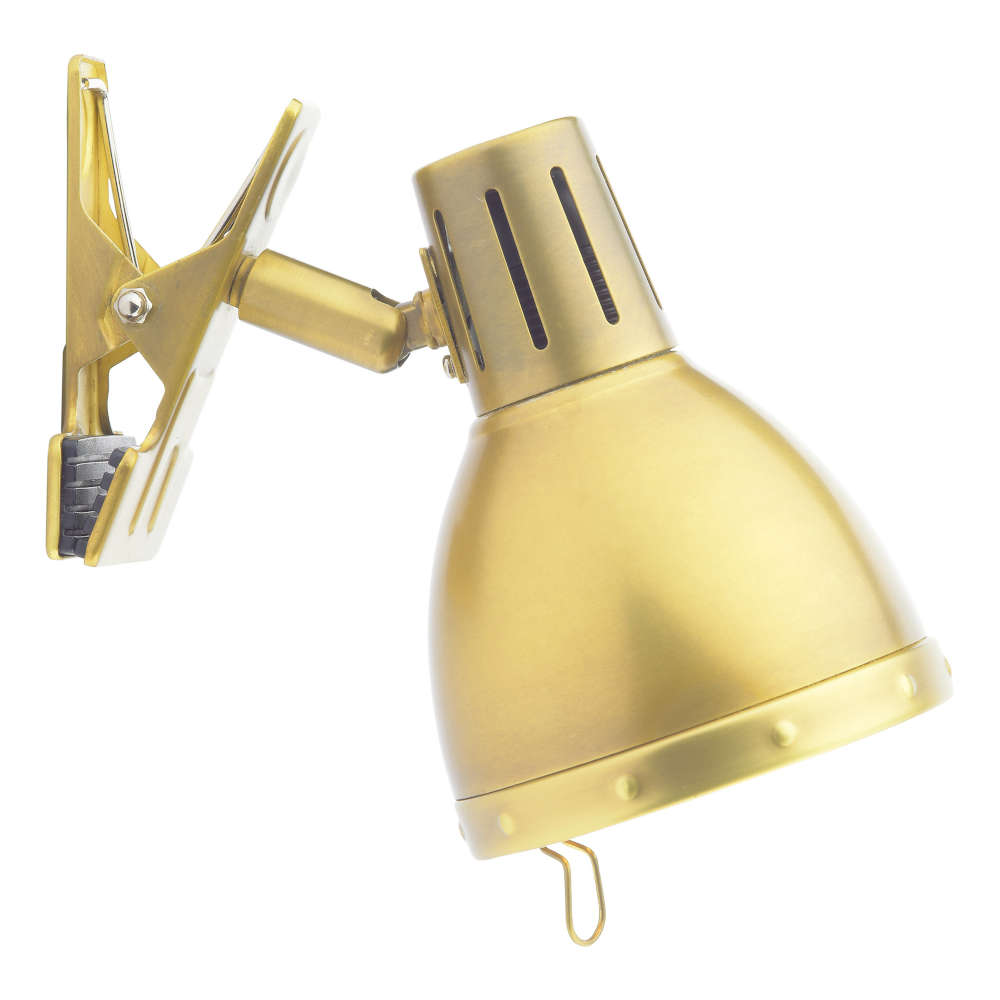 där Osaka Clip On Spotlight Brushed Brass