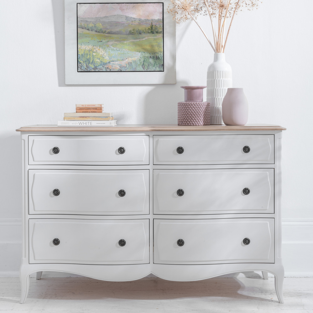 Amelie 6 Drawer Wide Chest