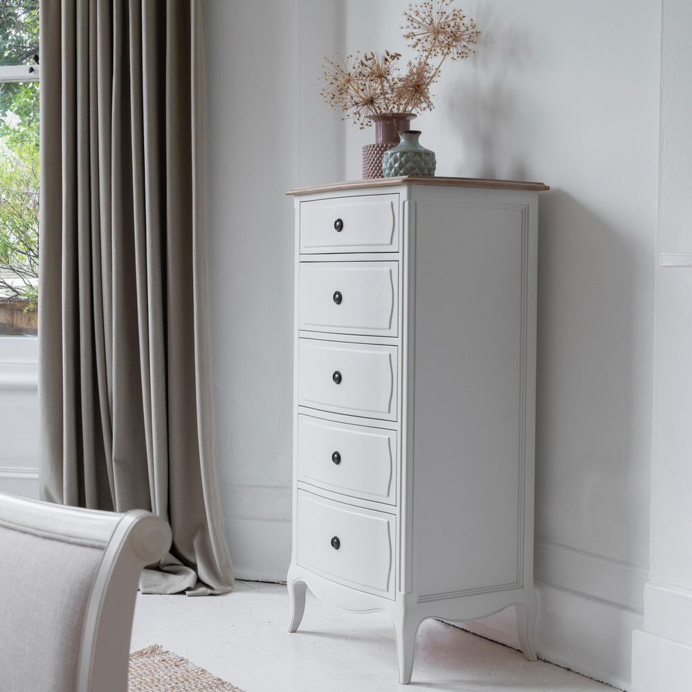 Amelie 5 Drawer Tallboy