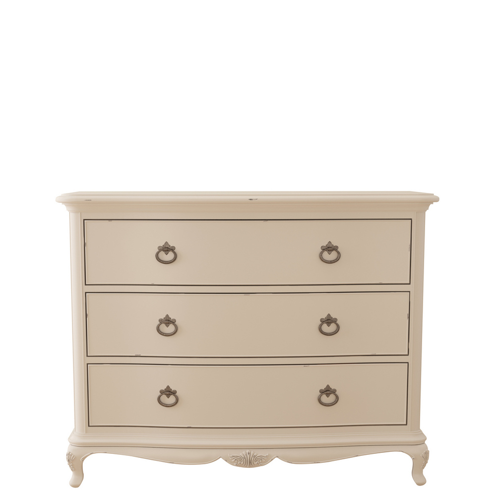 Willis and Gambier Ivory 3 Drawer Low Chest